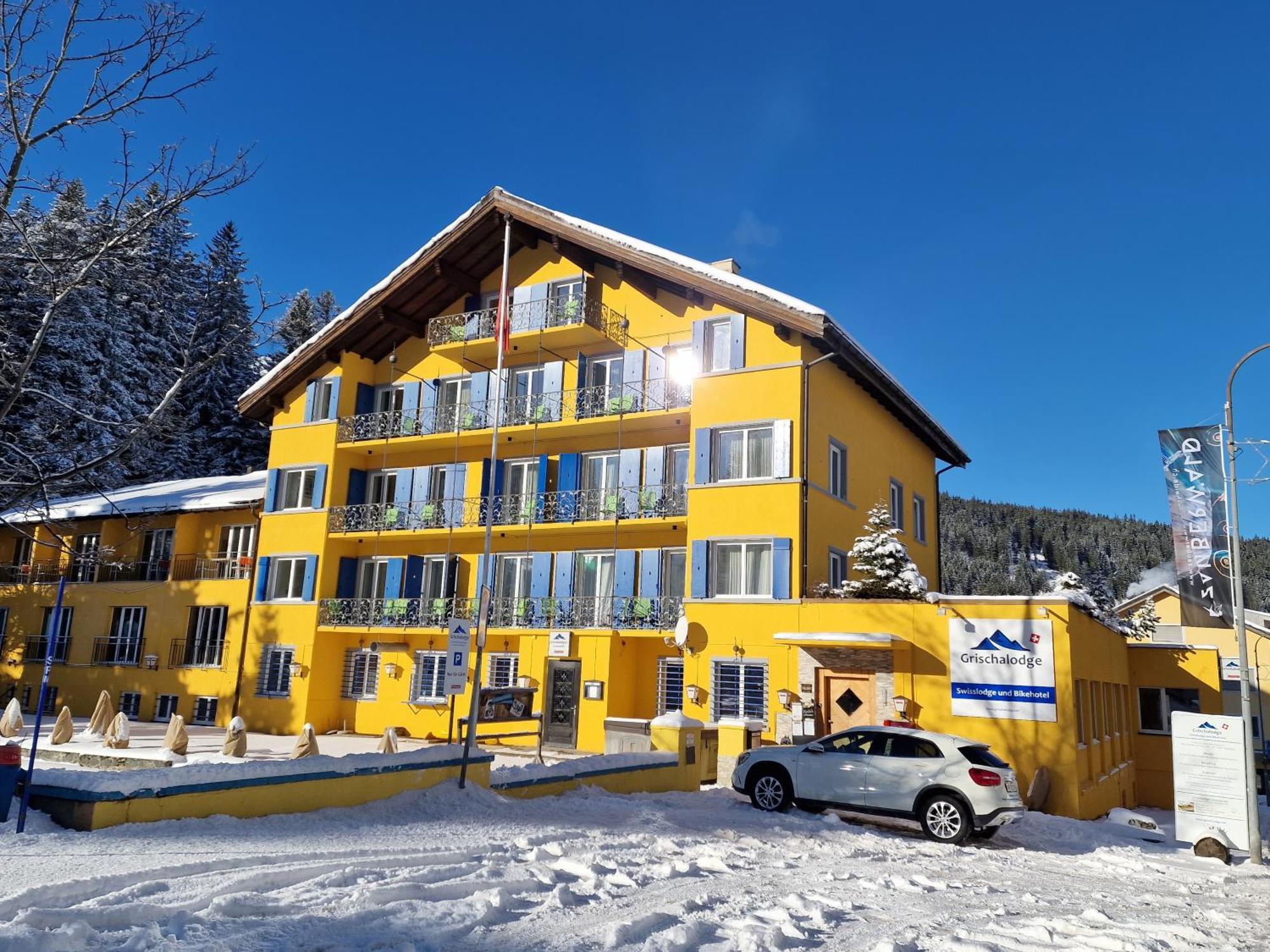 Grischalodge Das Hotel Mit Bergblick Seit 1929 - Schlicht, Preiswert Und Mit Einem Touch Nostalgie Парпан Екстер'єр фото